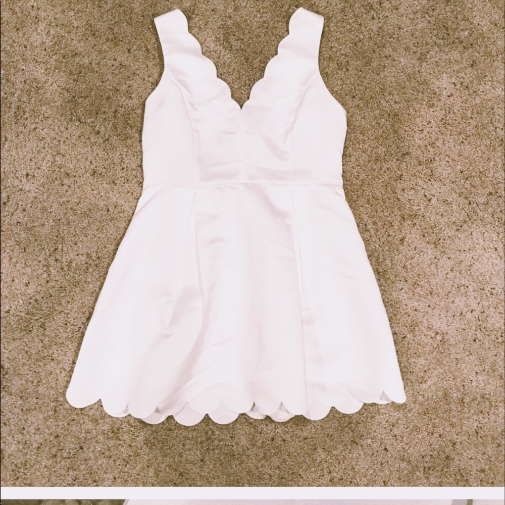 Cute White Graduation Dress